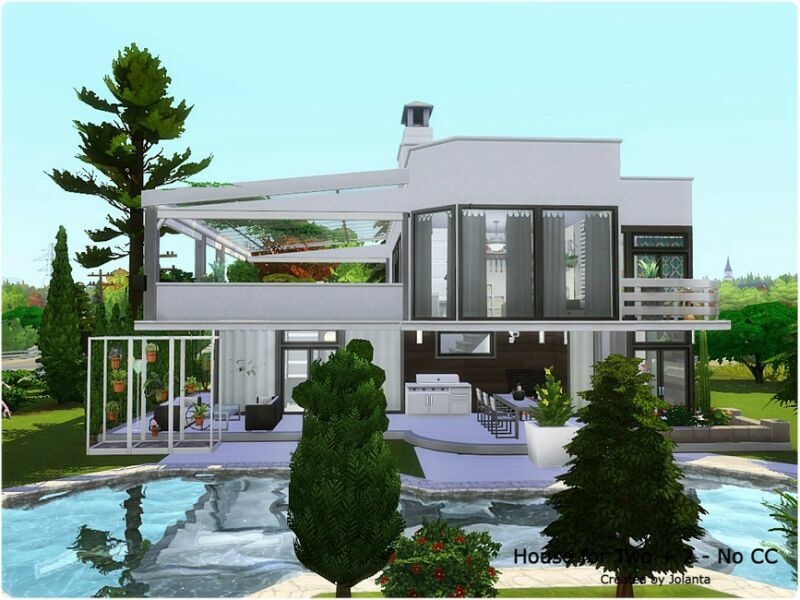 sims 4 cc house for two 2 no cc by jolanta 2