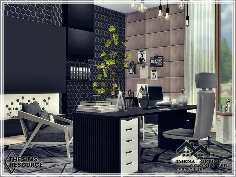 Imena – Office – CC Only TSR By Marychabb 1 Imena – Office – CC Only TSR By Marychabb Sims 4 CC
