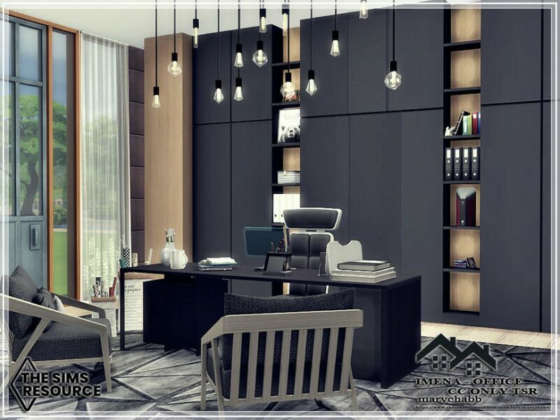 Imena – Office – CC Only TSR By Marychabb 3 sims 4 cc imena office cc only tsr by marychabb 3