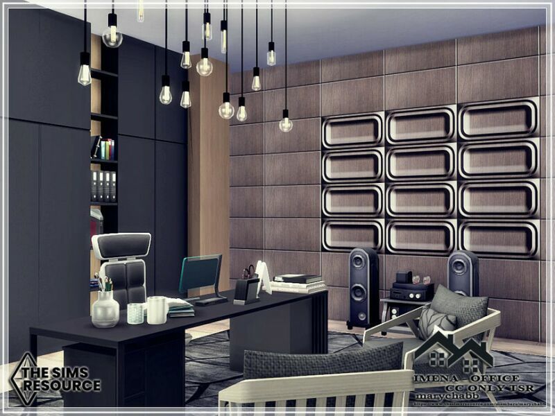 Imena – Office – CC Only TSR By Marychabb 2 sims 4 cc imena office cc only tsr by marychabb 4