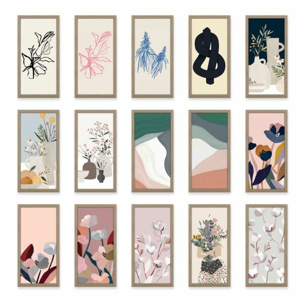 Indigo Paintings By Simplisticsims4 2 sims 4 cc indigo paintings by simplisticsims4 2