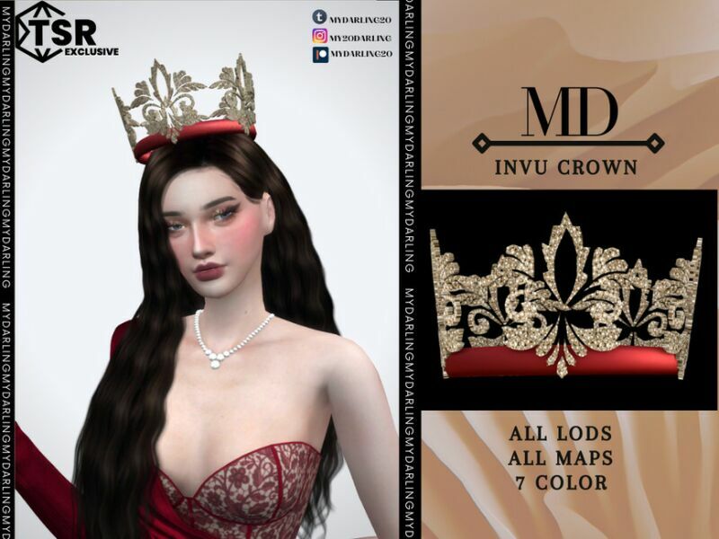 Invu Crown Adult By Mydarling20 1 Invu Crown Adult By Mydarling20 Sims 4 CC