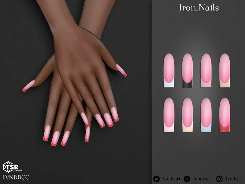 Iron Nails 1 Iron Nails Sims 4 CC
