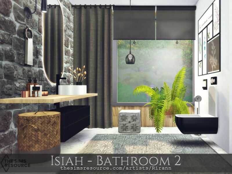 Isiah – Bathroom 2 – TSR CC Only By Rirann 4 sims 4 cc isiah bathroom 2 tsr cc only by rirann 3