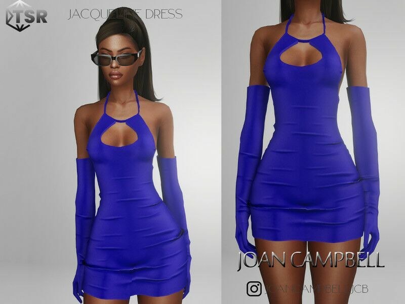 Jacqueline Dress 1 Jacqueline Dress Sims 4 CC