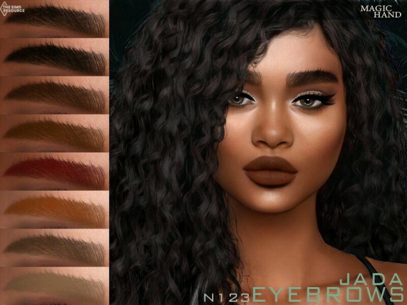 Jada Eyebrows N123 By Magichand 1 Jada Eyebrows N123 By Magichand Sims 4 CC