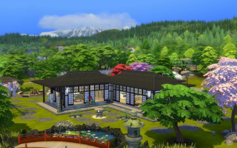 Japanese Villa – CC Build By Similebuilds 1 Japanese Villa – CC Build By Similebuilds Sims 4 CC