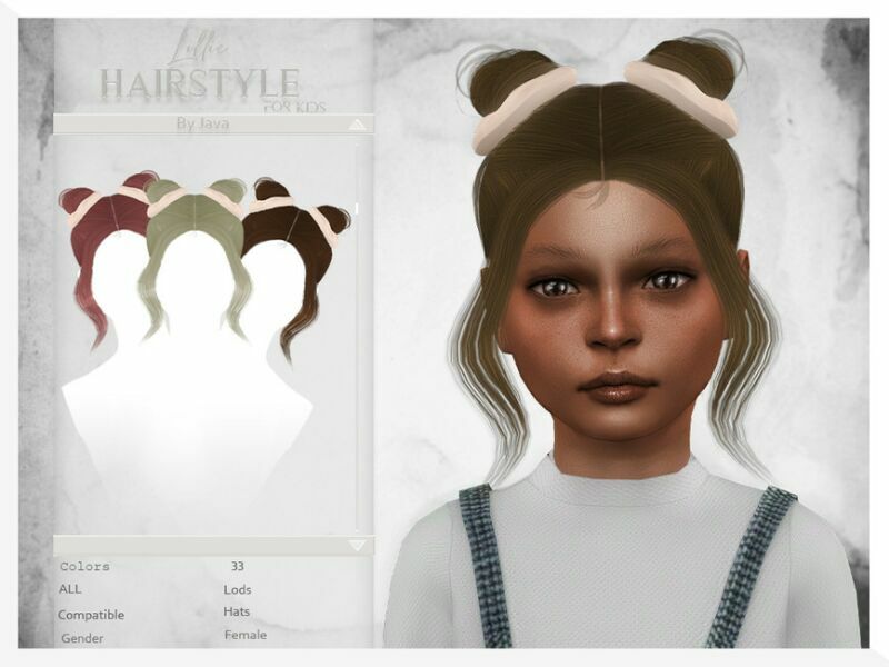Javasims- Lillie (Child Hairstyle) By Javasims 1 Javasims- Lillie (Child Hairstyle) By Javasims Sims 4 CC