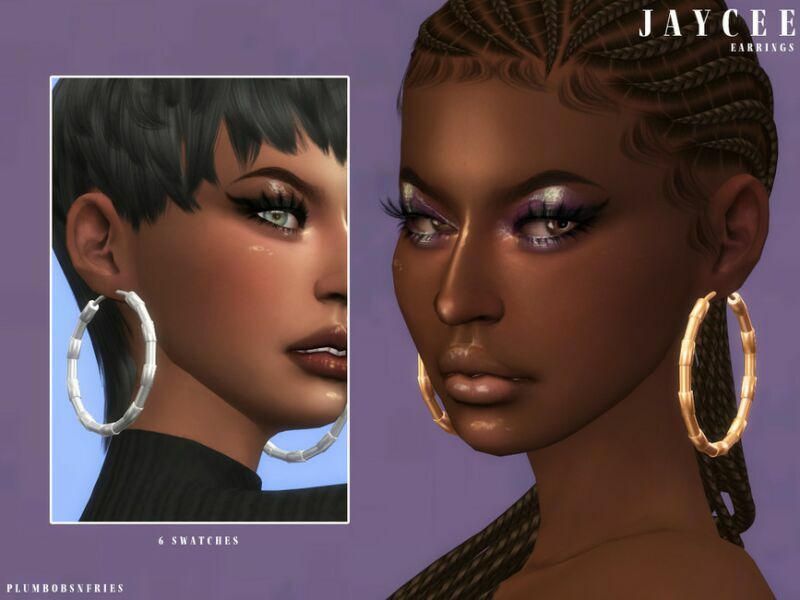 Jaycee | Earrings 1 Jaycee | Earrings Sims 4 CC