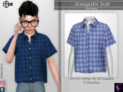 Joaquin TOP By Katpurpura Sims 4 CC