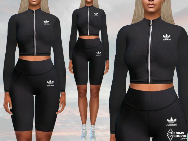 Jogging Athletic Outfits By Saliwa 1 Jogging Athletic Outfits By Saliwa Sims 4 CC