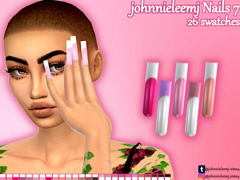 Johnnieleemj Nails 7 By Johnnieleemj 1 Johnnieleemj Nails 7 By Johnnieleemj Sims 4 CC