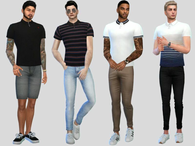 Joshua Casual Polo By Mclaynesims 1 Joshua Casual Polo By Mclaynesims Sims 4 CC