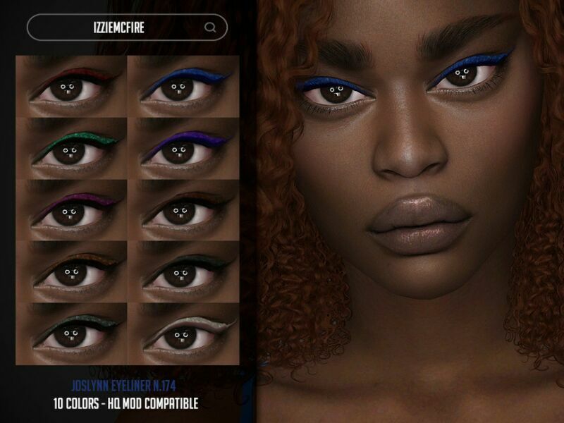 Joslynn Eyeliner N.174 By Izziemcfire 1 Joslynn Eyeliner N.174 By Izziemcfire Sims 4 CC