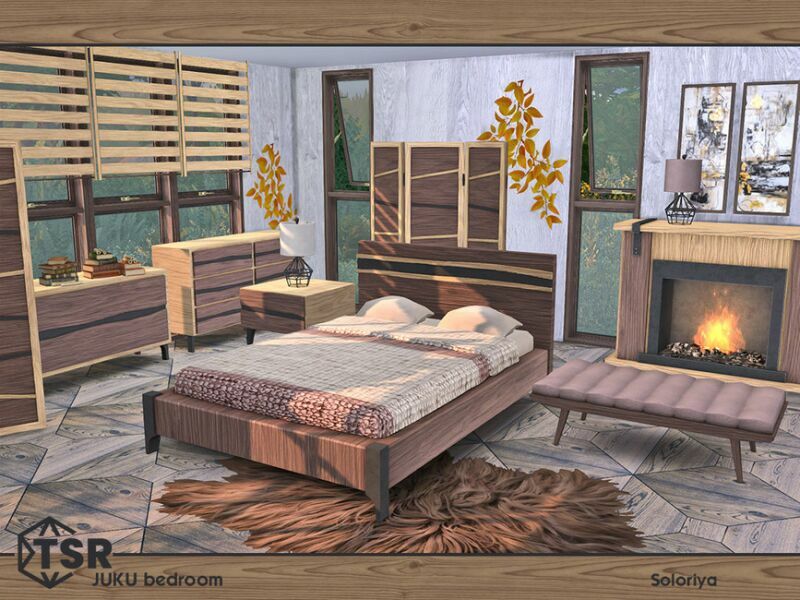 Juku Bedroom By Soloriya 2 sims 4 cc juku bedroom by soloriya 4