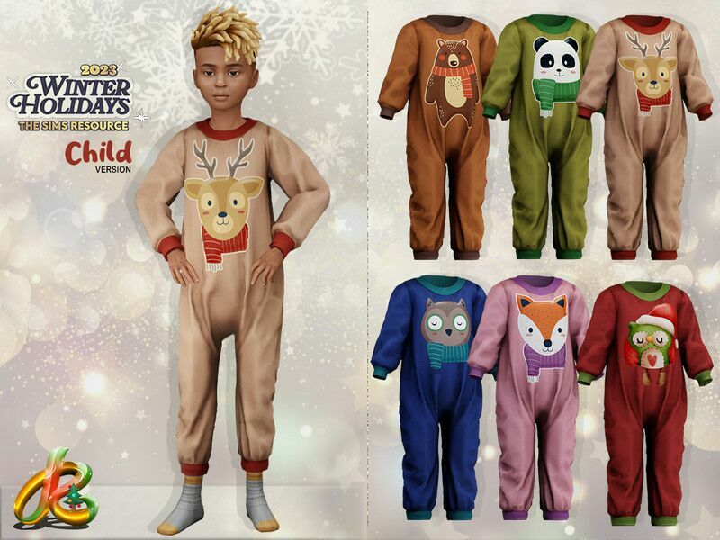 Jumpsuit 261 -Child Version By Robertaplobo 1 Jumpsuit 261 -Child Version By Robertaplobo Sims 4 CC