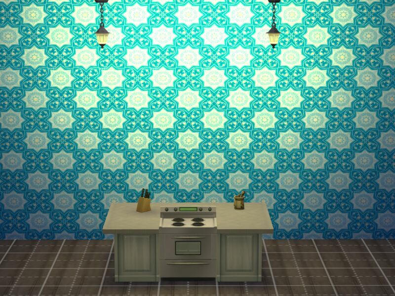 Kaleidoscope Wallpaper 2 sims 4 cc kaleidoscope wallpaper 3