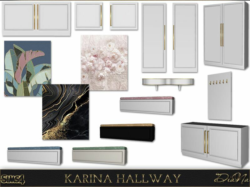 Karina Hallway By Dianasims 5 sims 4 cc karina hallway by dianasims 3