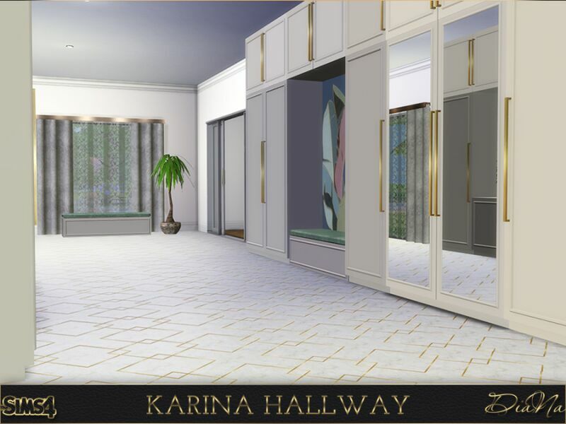 Karina Hallway By Dianasims 2 sims 4 cc karina hallway by dianasims 6
