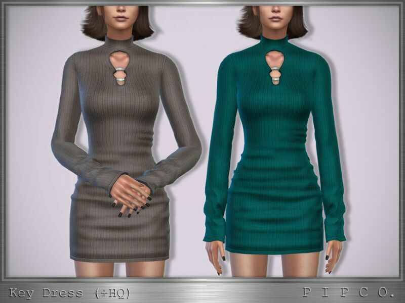 KEY Dress. By Pipco 1 KEY Dress. By Pipco Sims 4 CC