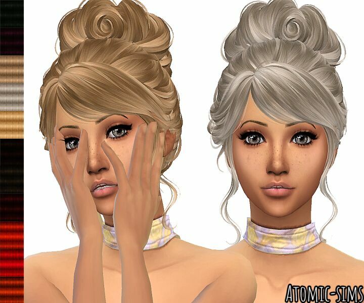 Kotehoksims Hair 73 Cinderella Hair Retexture By Atomic-Sims 1 Kotehoksims Hair 73 Cinderella Hair Retexture By Atomic-Sims Sims 4 CC