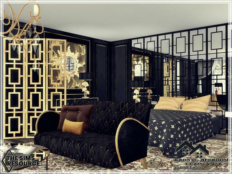 Kron II – Bedroom – CC Only TSR By Marychabb 5 sims 4 cc kron ii bedroom cc only tsr by marychabb 2