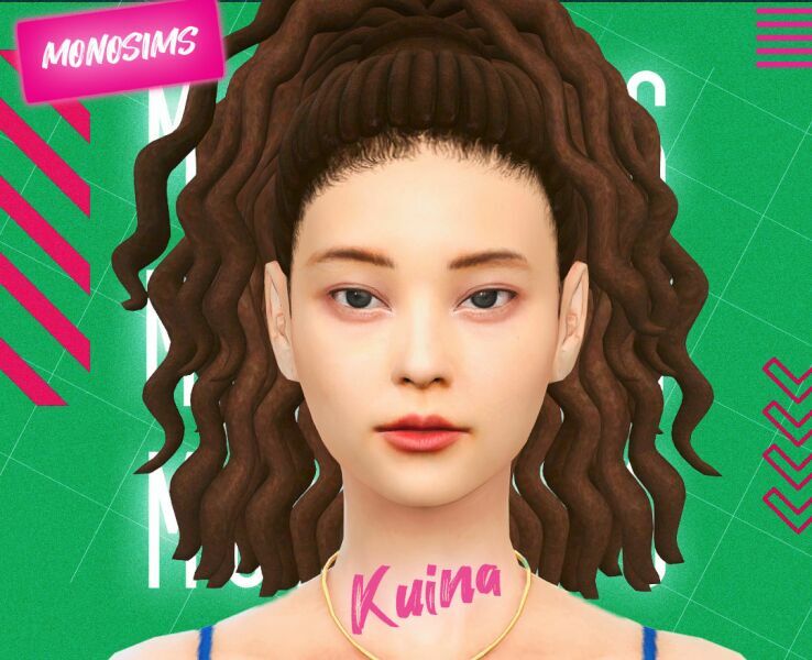 Kuina Hikari Sims By Monosims Sims 4 CC
