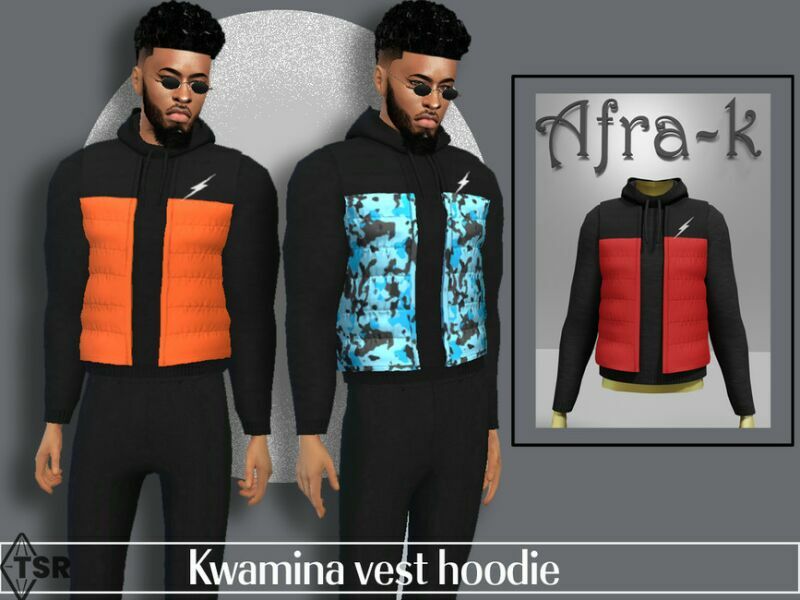 Kwamina Vest Hoodie By Akaysims 1 Kwamina Vest Hoodie By Akaysims Sims 4 CC
