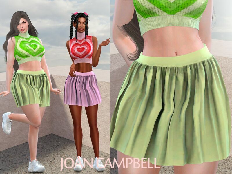 Kylie Skirt 1 Kylie Skirt Sims 4 CC