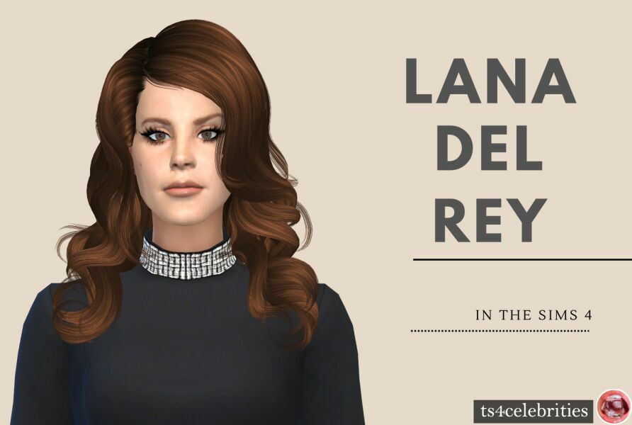 Lana DEL REY – Sims 4 1 Lana DEL REY – Sims 4 Sims 4 CC