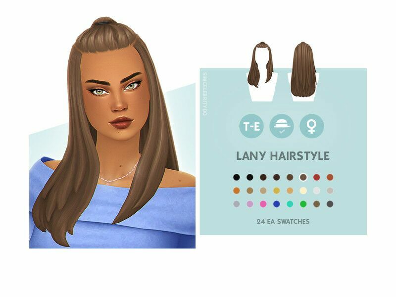 Lany Hairstyle 1 Lany Hairstyle Sims 4 CC