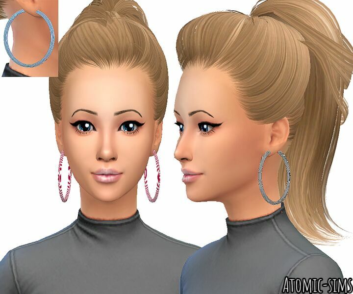 Lapink Striped Hoops Conversion By Atomic-Sims 1 Lapink Striped Hoops Conversion By Atomic-Sims Sims 4 CC