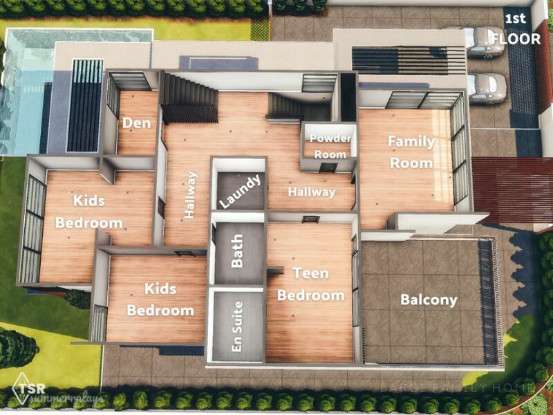 Large Family Home | Gallery 3 sims 4 cc large family home gallery 6