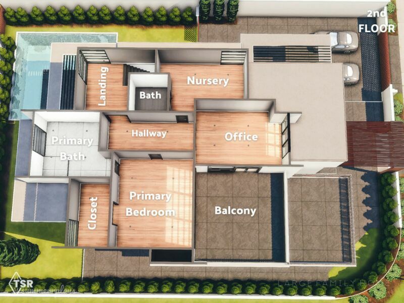 Large Family Home | Gallery 2 sims 4 cc large family home gallery 7