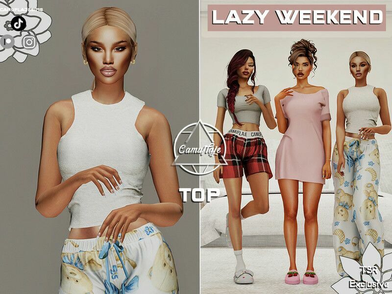 Lazy Weekend Collection – TOP 1 Lazy Weekend Collection – TOP Sims 4 CC