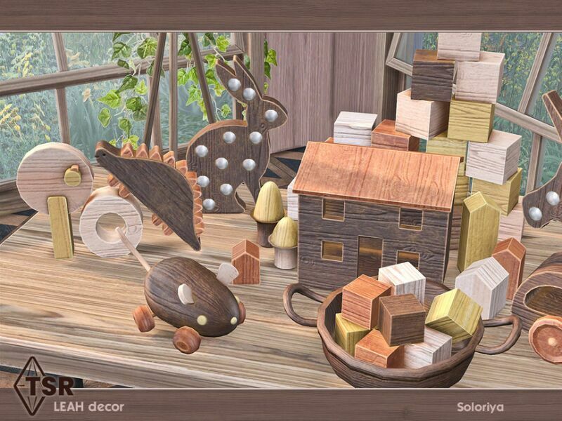 Leah Decor By Soloriya 4 sims 4 cc leah decor by soloriya 3