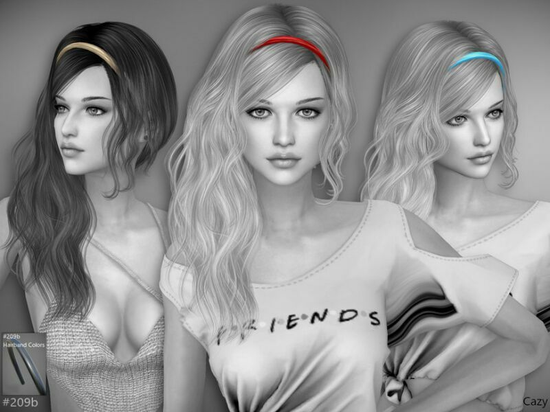 Lily – Female Hairstyle – SET By Cazy 2 sims 4 cc lily female hairstyle set by cazy 2