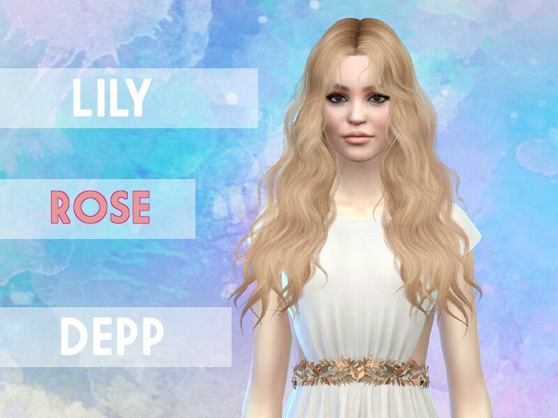 Lily-Rose Depp – Sims 4 1 Lily-Rose Depp – Sims 4 Sims 4 CC