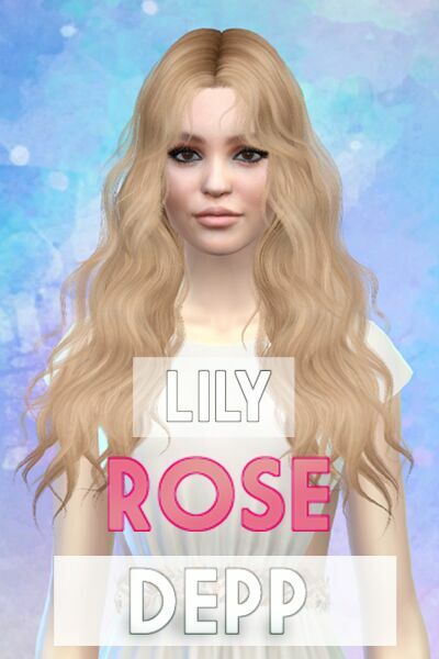 Lily-Rose Depp – Sims 4 4 sims 4 cc lily rose depp sims 4 2