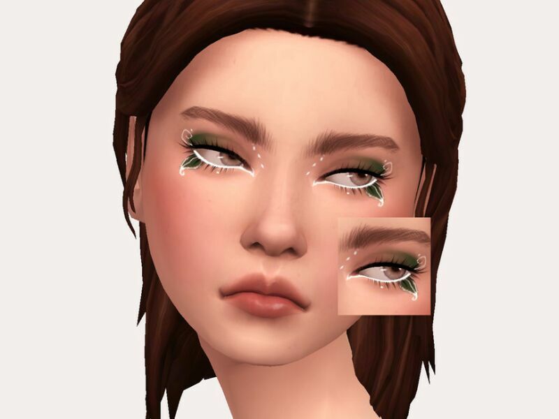 Lilypad Fairy Eyeliner By Sagittariah 1 Lilypad Fairy Eyeliner By Sagittariah Sims 4 CC