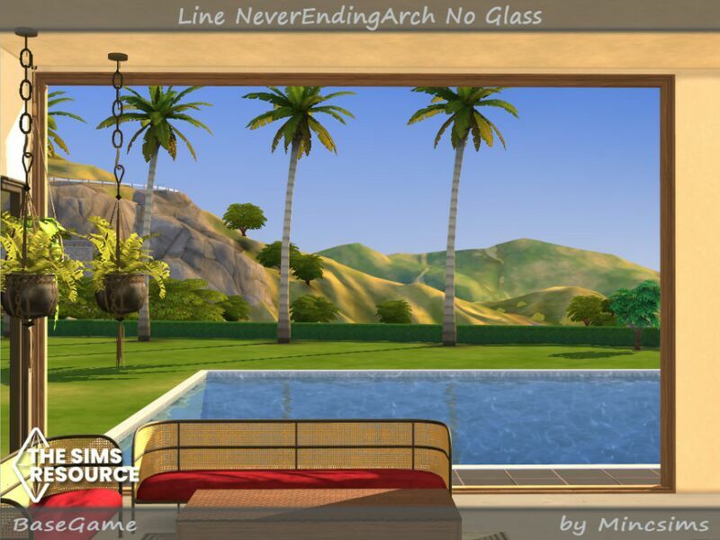 Line Neverendingarch NO Glass By Mincsims 6 sims 4 cc line neverendingarch no glass by mincsims 2