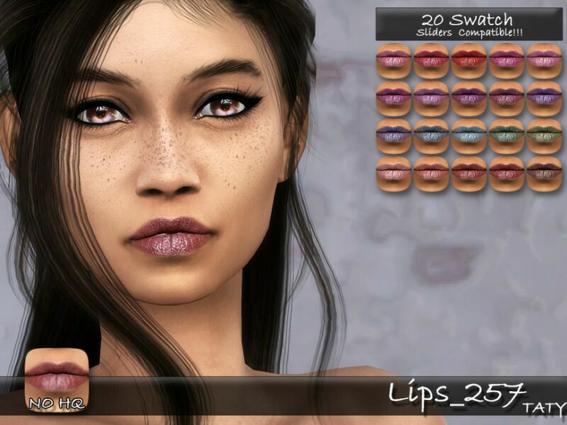 Lips_257 By Tatygagg 1 Lips_257 By Tatygagg Sims 4 CC