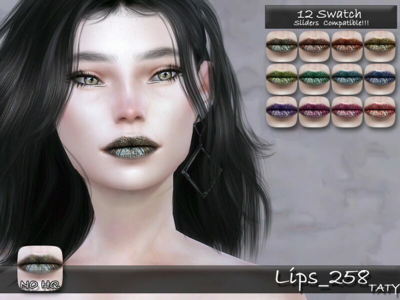 Lips_258 By Tatygagg 1 Lips_258 By Tatygagg Sims 4 CC