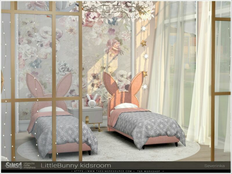 Little Bunny Kidsroom By Severinka_ 3 sims 4 cc little bunny kidsroom by severinka 2