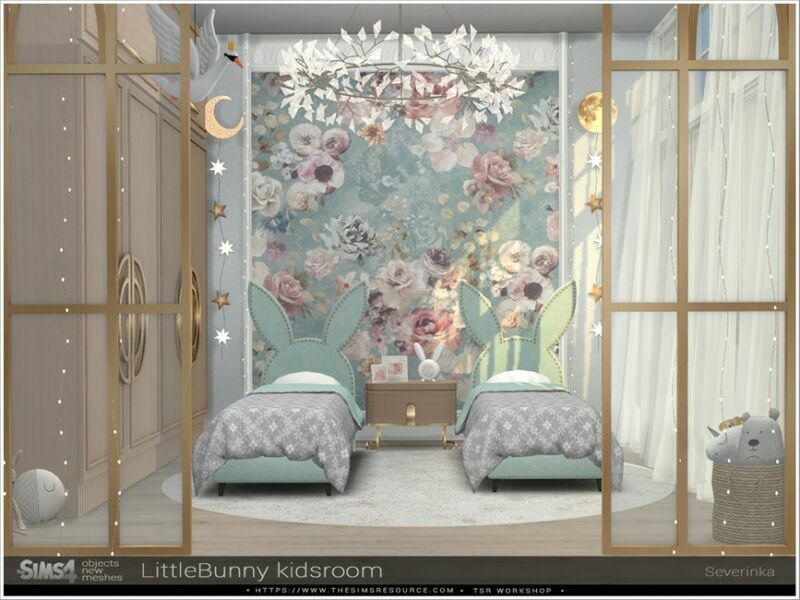 Little Bunny Kidsroom By Severinka_ 4 sims 4 cc little bunny kidsroom by severinka 3