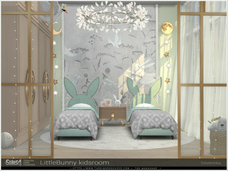 Little Bunny Kidsroom By Severinka_ 2 sims 4 cc little bunny kidsroom by severinka 4