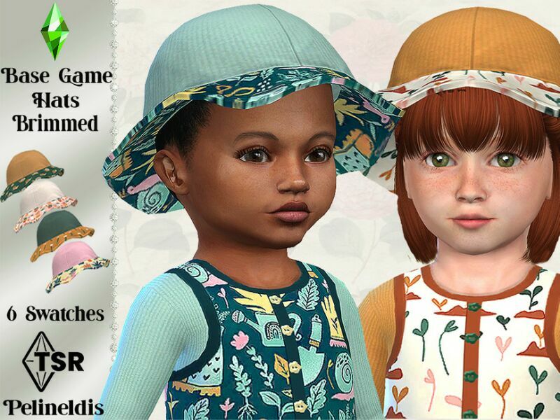 Little Gardener HAT By Pelineldis 1 Little Gardener HAT By Pelineldis Sims 4 CC