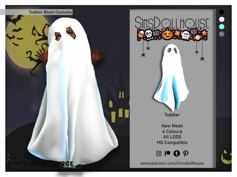 Little Ghost By Simsdollhouse 1 Little Ghost By Simsdollhouse Sims 4 CC