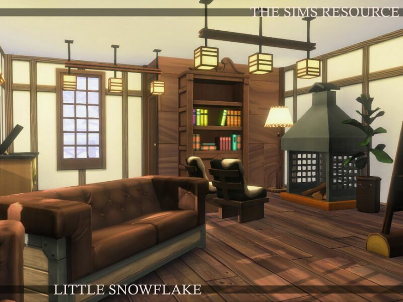 Little Snowflake Family House | Nocc By Simzmora 6 sims 4 cc little snowflake family house nocc by simzmora 3
