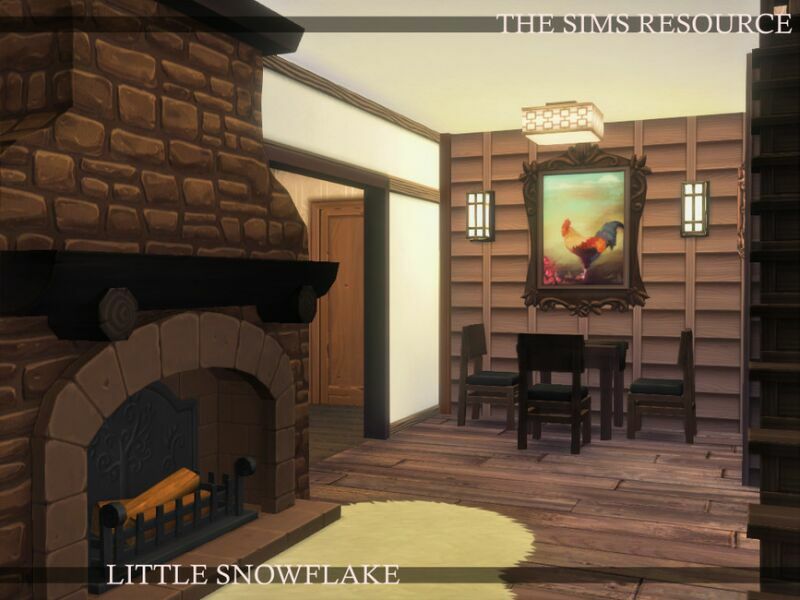 Little Snowflake Family House | Nocc By Simzmora 4 sims 4 cc little snowflake family house nocc by simzmora 5